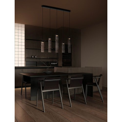 LUCES SARTANO LE45165/9 lampa wisząca LED 3000K 18W 5 kloszy
