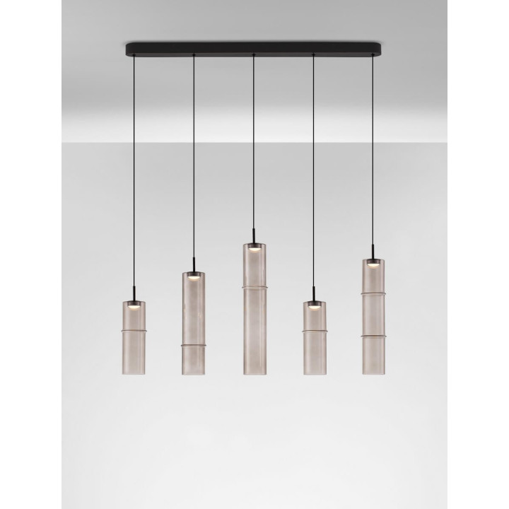 LUCES SARTANO LE45165/9 LED pendant lamp 3000K 18W 5 lampshades