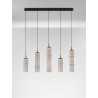 LUCES SARTANO LE45165/9 lampa wisząca LED 3000K 18W 5 kloszy