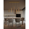 LUCES SARTANO LE45165/9 LED pendant lamp 3000K 18W 5 lampshades
