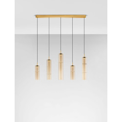 LUCES SARTANO LE45165/9 LED pendant lamp 3000K 18W 5 lampshades