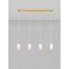 LUCES CORVIZO LE45275 lampa wisząca G9 4 klosze złota