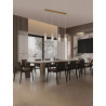 LUCES CORVIZO LE45275 pendant lamp G9 4 shades gold