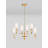 LUCES CORVIZO LE45276/7 lampa wisząca G9 6/10 kloszy złota