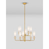 LUCES CORVIZO LE45276/7 lampa wisząca G9 6/10 kloszy złota