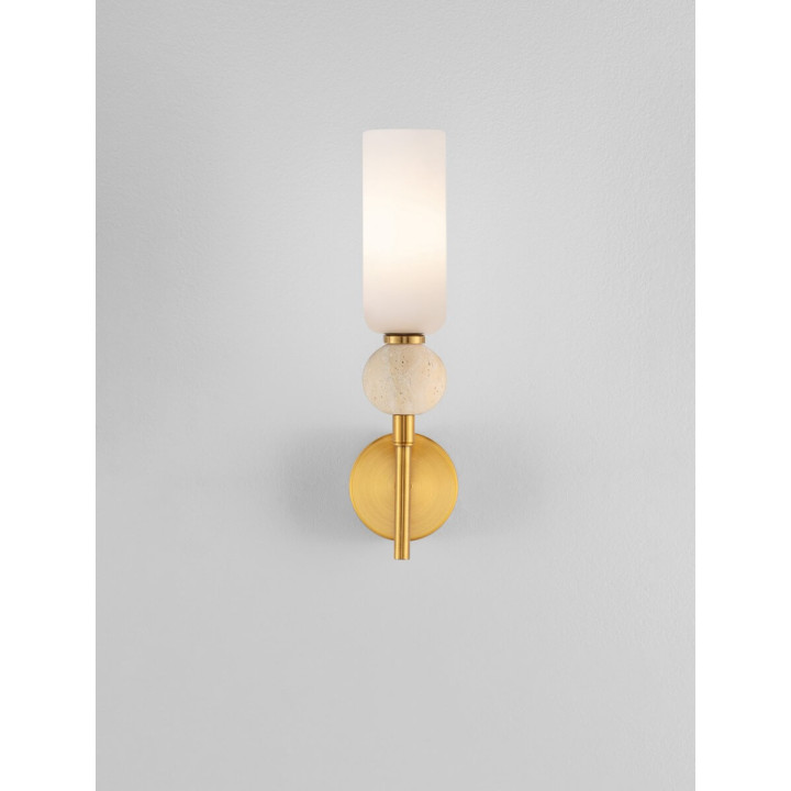 LUCES CORVIZO LE45278 kinkiet żar&oacute;wka G9 trawertyn złoto