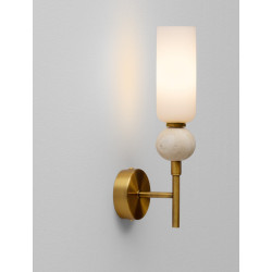 LUCES CORVIZO LE45278 wall lamp G9 bulb travertine gold