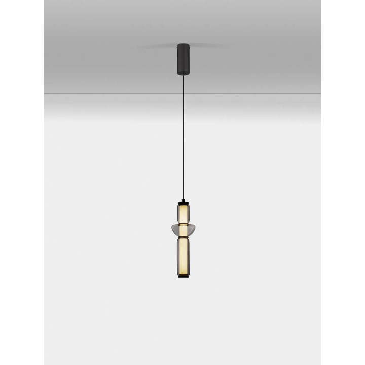 LUCES GLORICA LE45190 LED pendant lamp 3000K glass and metal