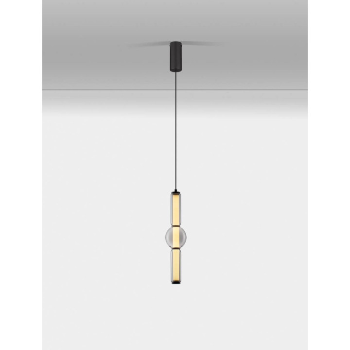 LUCES GLORICA LE45192 lampa wisząca LED szklana kula, tubki