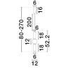 LUCES GLORICA LE45192 LED pendant lamp glass ball, tubes