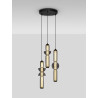 LUCES GLORICA LE45193 LED pendant lamp 37W – 3 shades grey