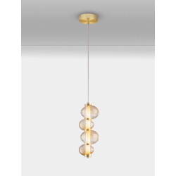 LUCES TANVERA LE45204/7 glass pendant lamp LED 15W 3000K