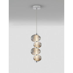 LUCES TANVERA LE45204/7 lampa wisząca szklana LED 15W 3000K