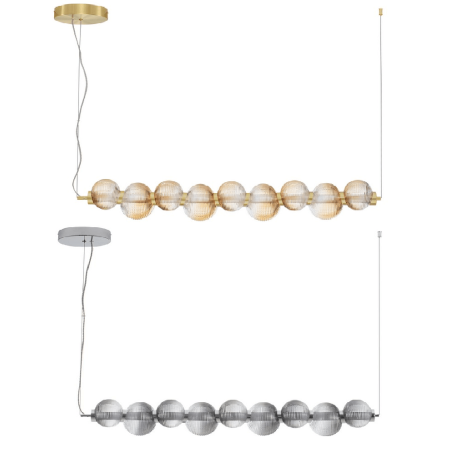 LUCES TANVERA LE45206/9 LED pendant lamp 30W gold, gray