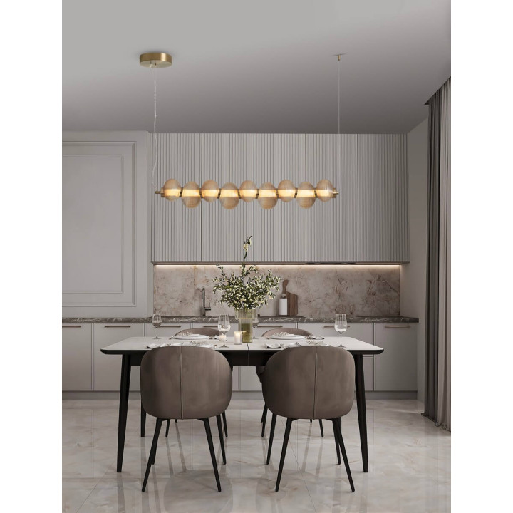 LUCES TANVERA LE45206/9 lampa wisząca LED 30W złota, szara