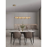 LUCES TANVERA LE45206/9 LED pendant lamp 30W gold, gray