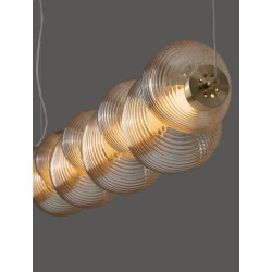 LUCES TANVERA LE45206/9 LED pendant lamp 30W gold, gray
