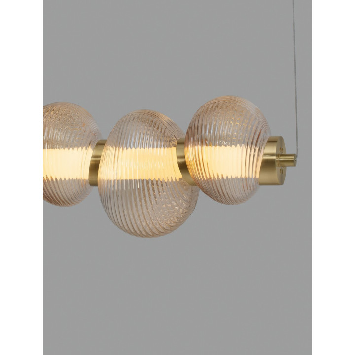 LUCES TANVERA LE45206/9 lampa wisząca LED 30W złota, szara