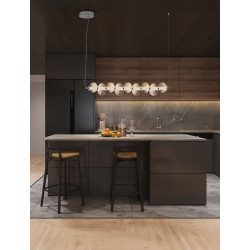 LUCES TANVERA LE45206/9 LED pendant lamp 30W gold, gray