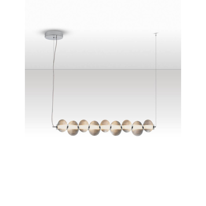 LUCES TANVERA LE45206/9 LED pendant lamp 30W gold, gray