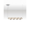 LUCES TANVERA LE45206/9 LED pendant lamp 30W gold, gray