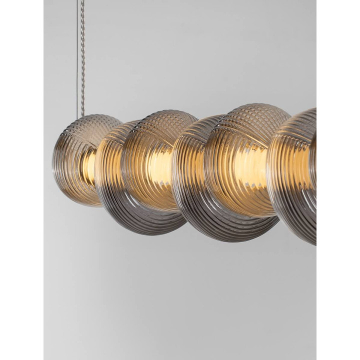 LUCES TANVERA LE45206/9 lampa wisząca LED 30W złota, szara