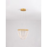 LUCES ZARLINO LE45391 LED pendant lamp 20W gold modern