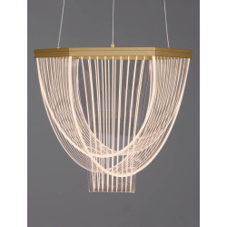 LUCES ZARLINO LE45391 LED pendant lamp 20W gold modern