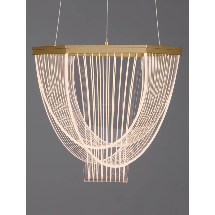 LUCES ZARLINO LE45391 LED pendant lamp 20W gold modern