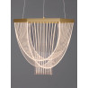 LUCES ZARLINO LE45391 LED pendant lamp 20W gold modern