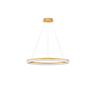 LUCES LANTELVO LE45392 LED ring pendant lamp 80cm &ndash; gold