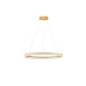LUCES LANTELVO LE45392 lampa wisząca LED ring 80cm – złota
