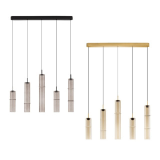 LUCES SARTANO LE45165/9 lampa wisząca LED 3000K 18W 5 kloszy