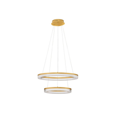 LUCES LANTELVO LE45393 LED pendant lamp 47W 2-ring – gold