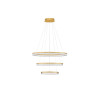 LUCES LANTELVO LE45394 lampa wisząca LED 3-ring – złota, 90W