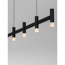 LUCES CORVETA LE45424/5 lampa wisząca LED 21W biała, czarna
