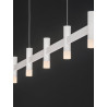 LUCES CORVETA LE45424/5 lampa wisząca LED 21W biała, czarna