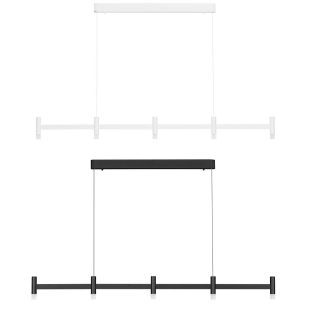 LUCES CORVETA LE45424/5 lampa wisząca LED 21W biała, czarna