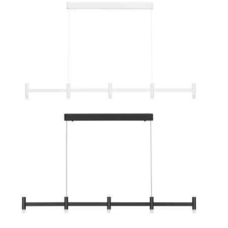 LUCES CORVETA LE45424/5 LED pendant lamp 21W white, black LUCES CORVETA LE45424/5 LED pendant lamp 21W white, black