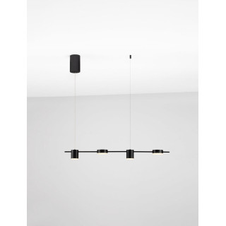 LUCES ORELVIO LE45434/5 LED pendant lamp black, modern
