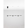 LUCES ORELVIO LE45434/5 lampa wisząca LED czarna, nowoczesna