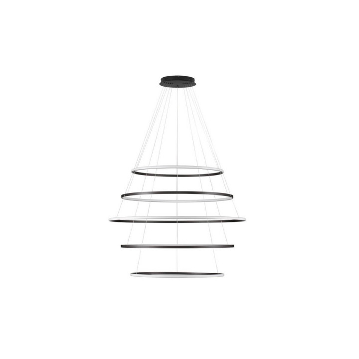 LUCES RESCARO LE45446 LED pendant lamp 5-ring black
