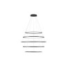 LUCES RESCARO LE45446 lampa wisząca LED 5-ring czarna
