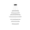 LUCES RESCARO LE45447 LED pendant lamp black 7 circles