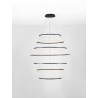 LUCES RESCARO LE45447 LED pendant lamp black 7 circles