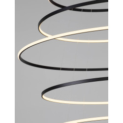 LUCES RESCARO LE45447 LED pendant lamp black 7 circles