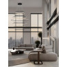 LUCES RESCARO LE45447 LED pendant lamp black 7 circles