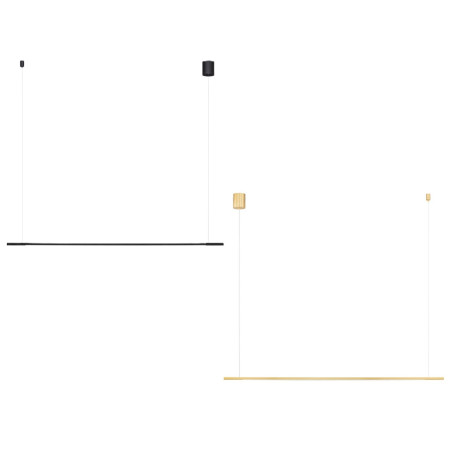 LUCES MONTERZO LE45452/4 LED pendant lamp 20W black, gold LUCES MONTERZO LE45452/4 LED pendant lamp 20W black, gold