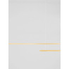LUCES MONTERZO LE45453/5 LED pendant lamp 161cm 2 slats