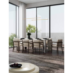 LUCES MONTERZO LE45453/5 LED pendant lamp 161cm 2 slats